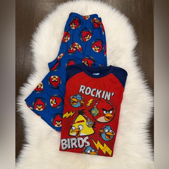 Old Navy Collectabilities Other - Angry Birds Kids Pajama Set - Red and Blue